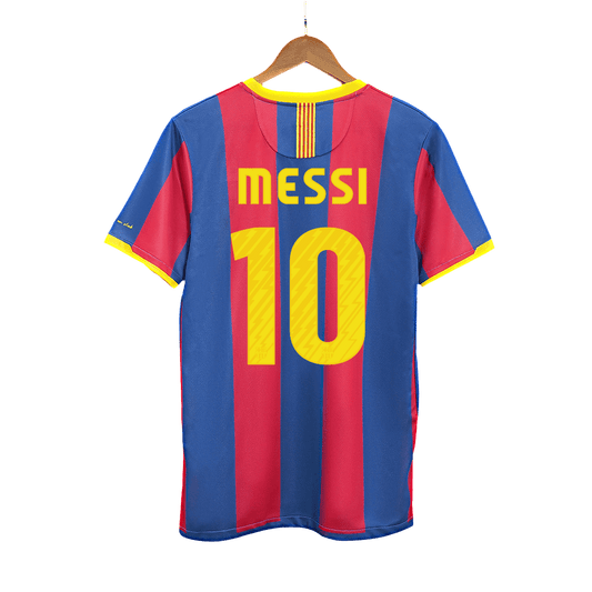 Retro MESSI #10 2010/11 Barcelona Home Soccer Jersey