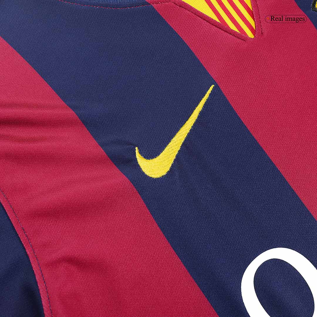 Retro SUÁREZ  #9 2014/15 Barcelona Home Soccer Jersey