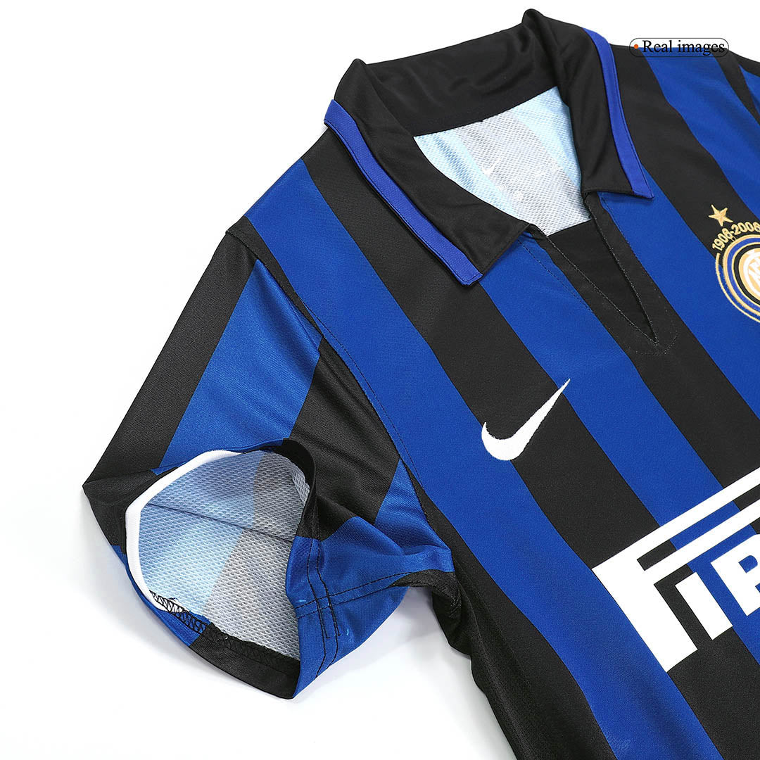 Retro 2007/08 Inter Milan Home Soccer Jersey