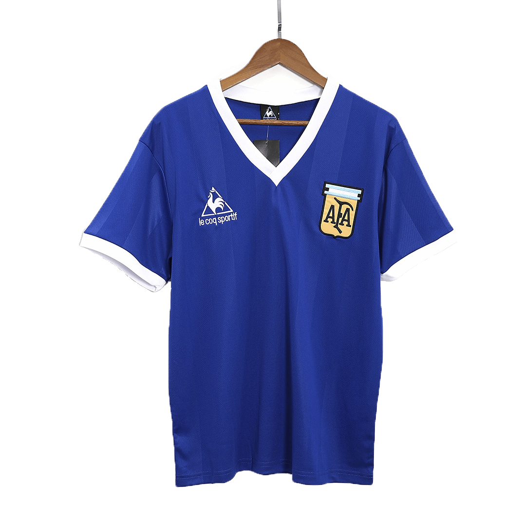 Retro 1986 Argentina Away Soccer Jersey