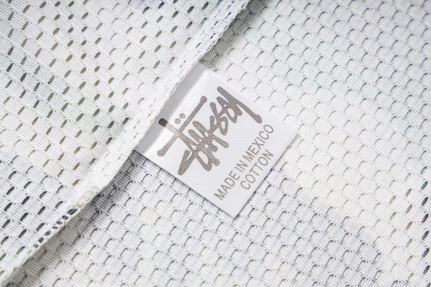 Stussy 4x4 Mesh Jersey T-Shirt Woodland Camo and Orange