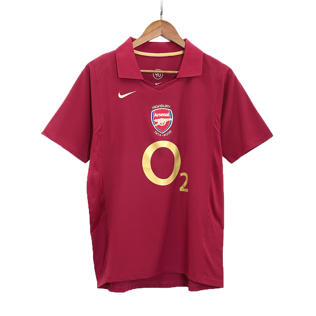 Retro 2005/06 Arsenal Home Soccer Jersey