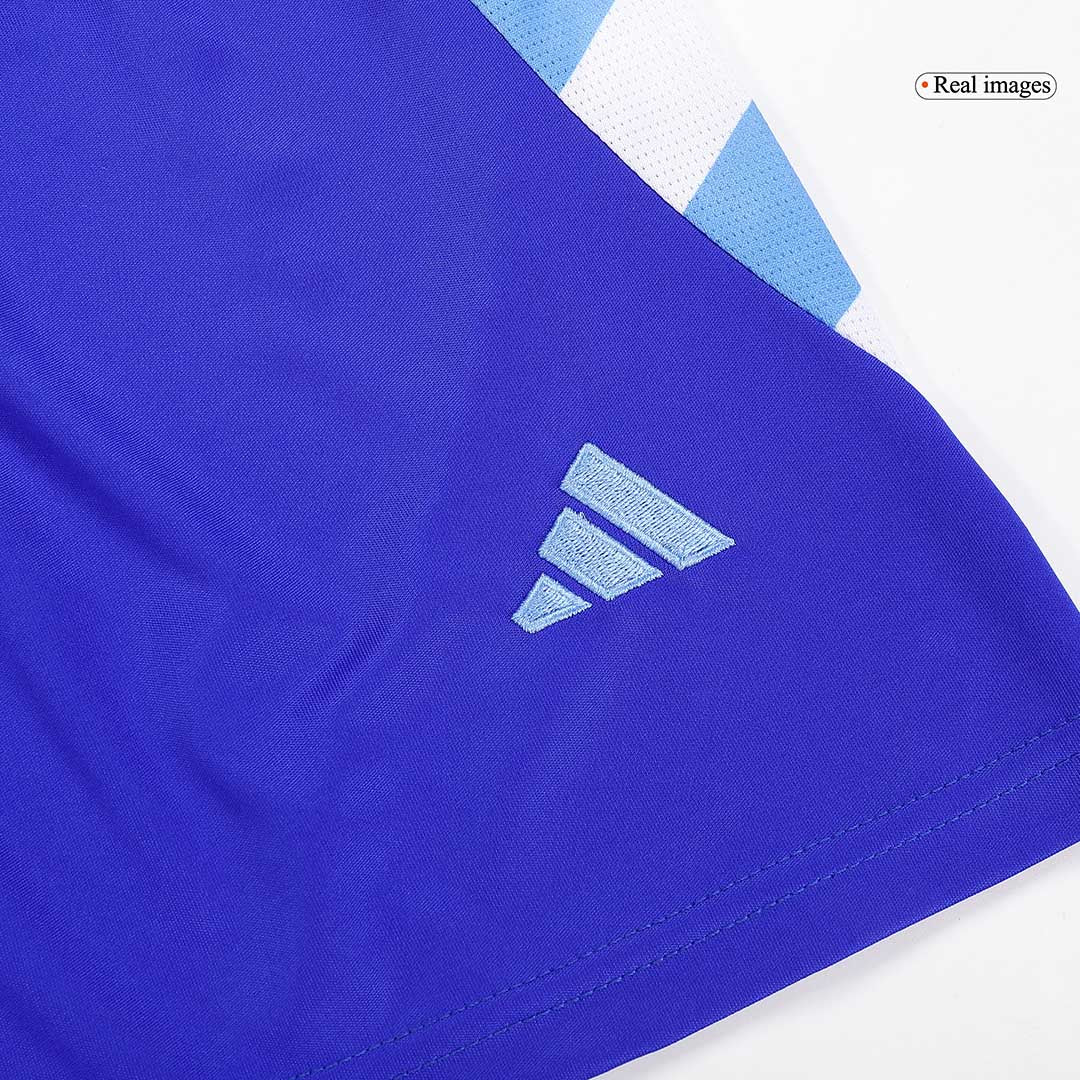 Kid's Argentina Away Soccer Jersey Kit(Jersey+Shorts+Socks) Copa America 2024