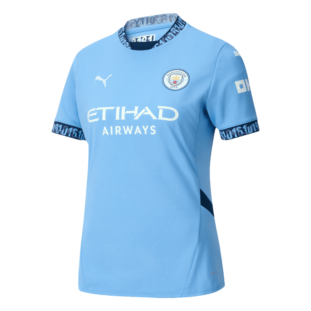 Women's Manchester City Home Soccer Jersey Shirt 2024/25