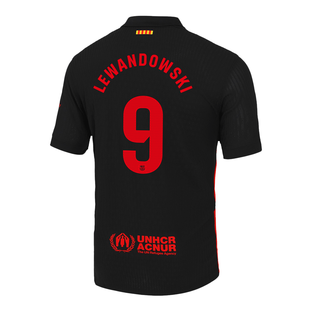 Authentic LEWANDOWSKI #9 Barcelona Away Soccer Jersey 2024/25