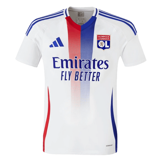 Olympique Lyonnais Soccer Jersey Home Custom Shirt 2024/25