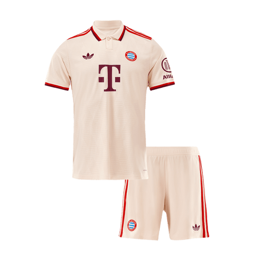 Kid's Bayern Munich Third Away Soccer Jersey Kit(Jersey+Shorts) 2024/25 - UCL