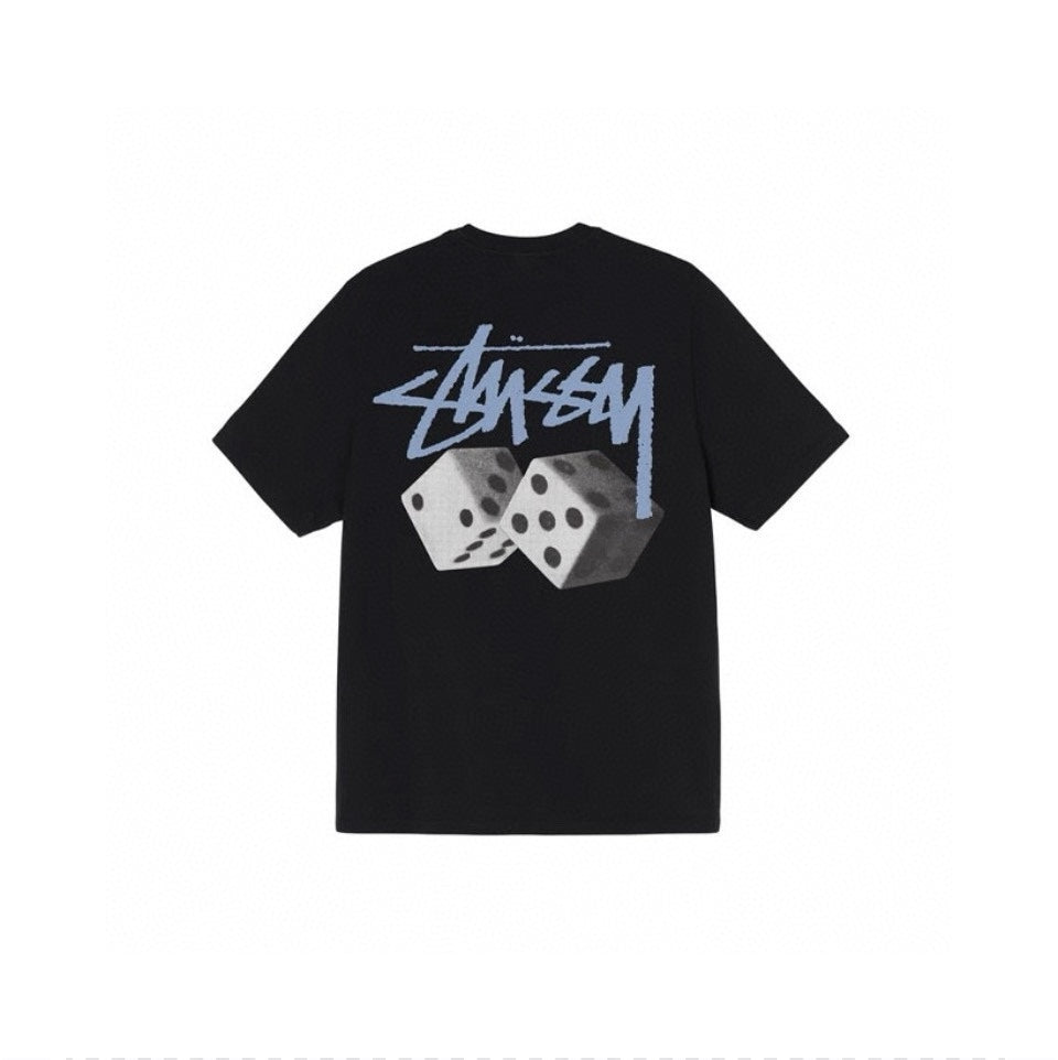 Stussy Dice Graphic T-Shirt in Black