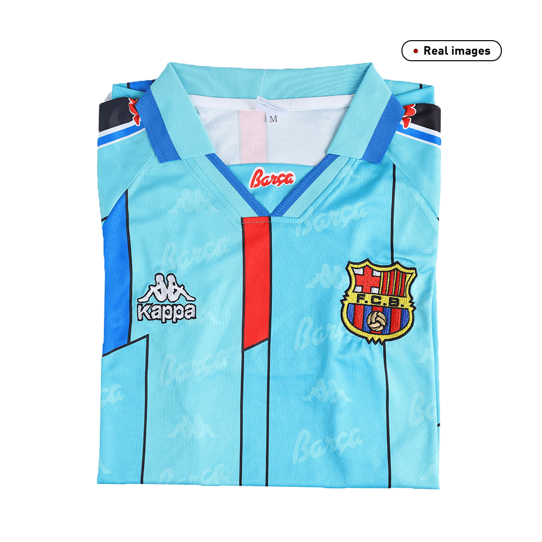 Retro 1996/97 Barcelona Away Soccer Jersey