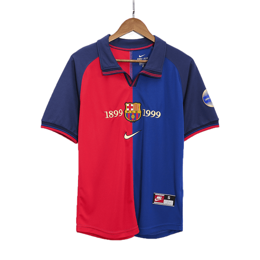Retro 1999/00 Barcelona Home Soccer Jersey