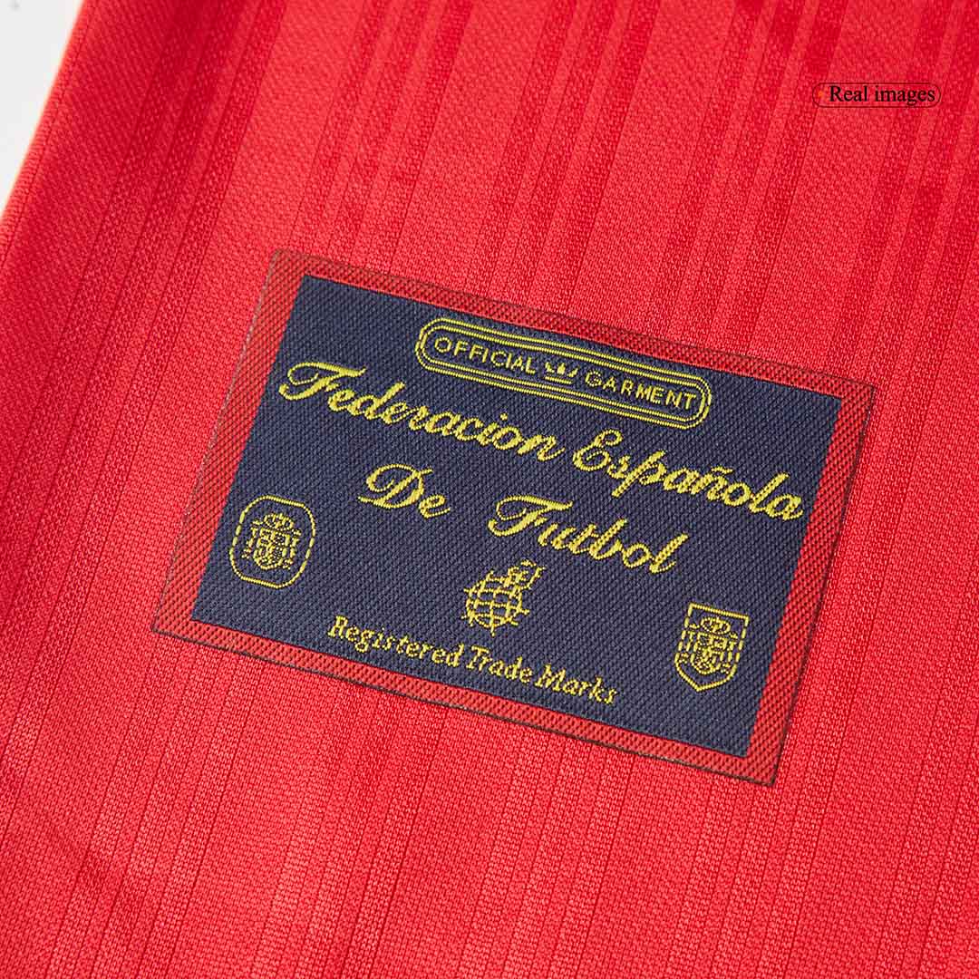 Retro 1996 Spain Home Soccer Jersey