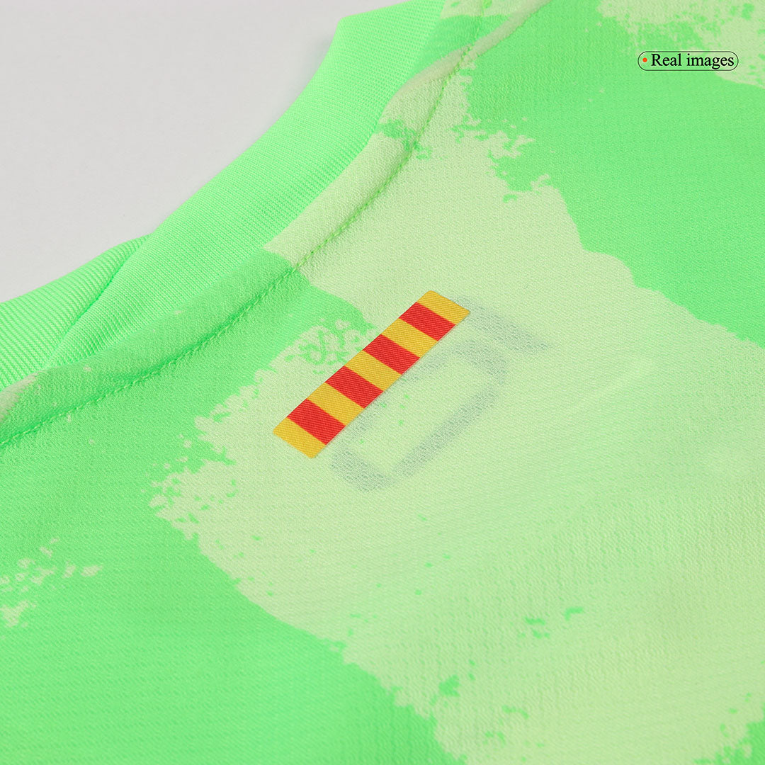 LAMINE YAMAL #19 Barcelona Third Away Soccer Jersey 2024/25 - UCL£¨Spotify Logo Without Text£©