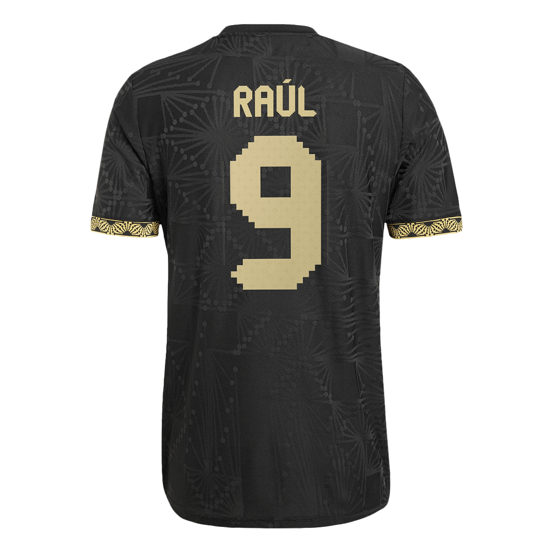 Authentic RAUL #9 Soccer Jersey Mexico Third Away Shirt 2025 Gold Cup