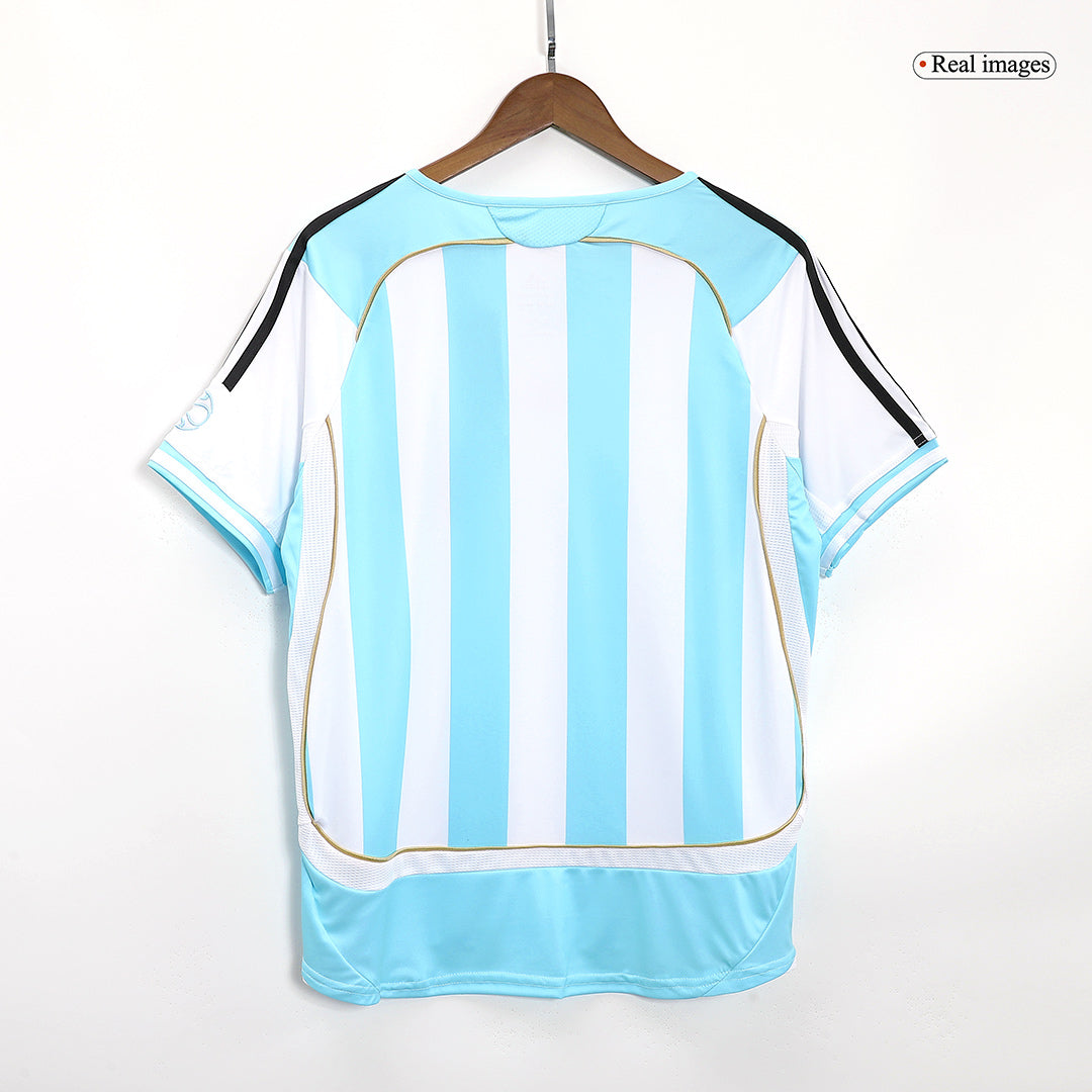 Retro 2006 Argentina Home Soccer Jersey