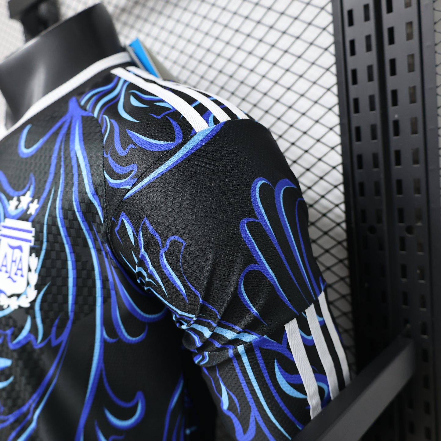 Argentina National Team Away Premium Soccer Jersey (Long Sleeve Authentic Player Version)