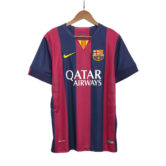 Retro 2014/15 Barcelona Home Soccer Jersey