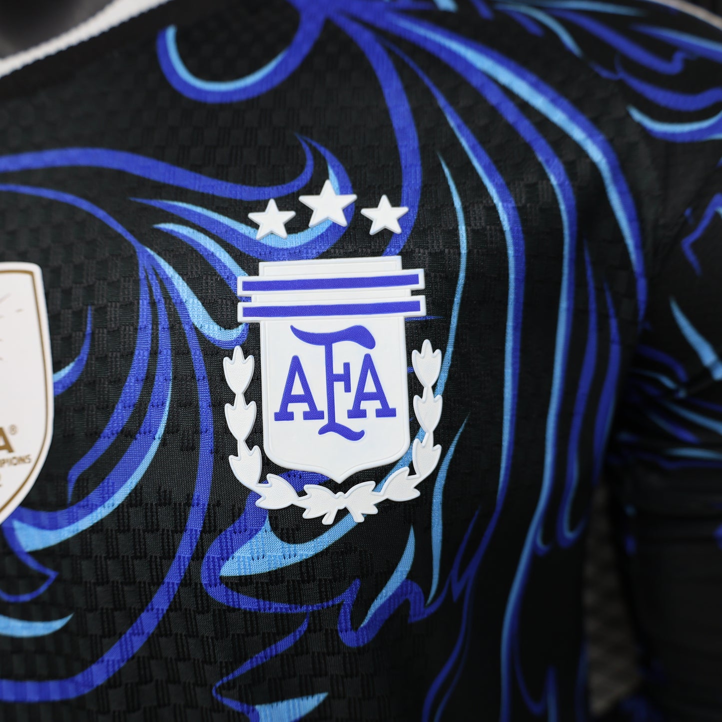Argentina National Team Away Premium Soccer Jersey (Long Sleeve Authentic Player Version)