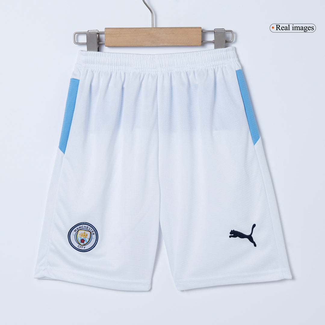 Kids Manchester City Custom Home Soccer Kits 2025/26