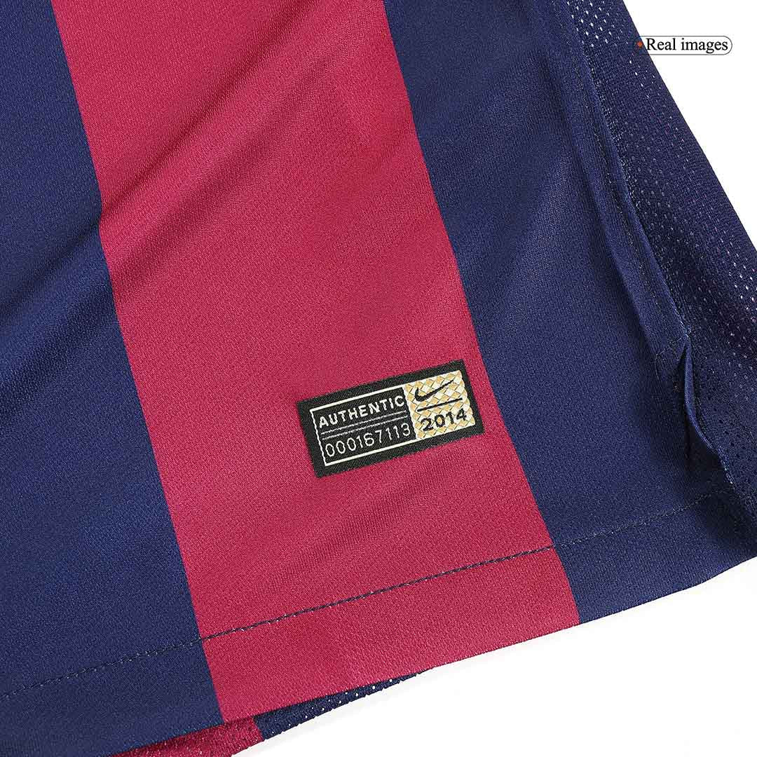 Retro 2014/15 Barcelona Home Soccer Jersey