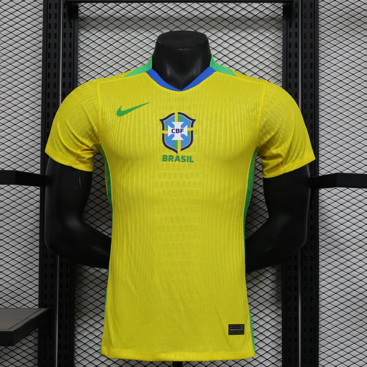 Brazil National Team Home Premium Soccer Jersey 25/26 (Authentic Player Version)