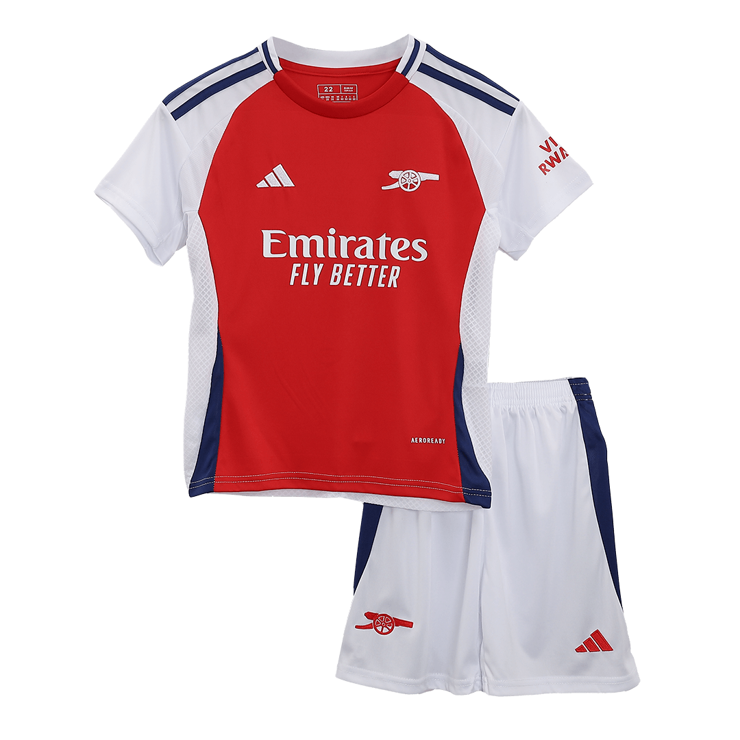 Kid's Arsenal Home Soccer Jersey Kit(Jersey+Shorts+Socks) 2024/25