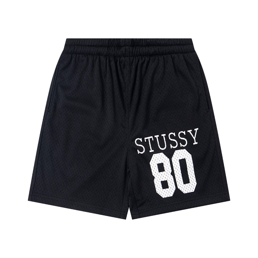Stussy 80 Mesh Athletic Jersey - Black