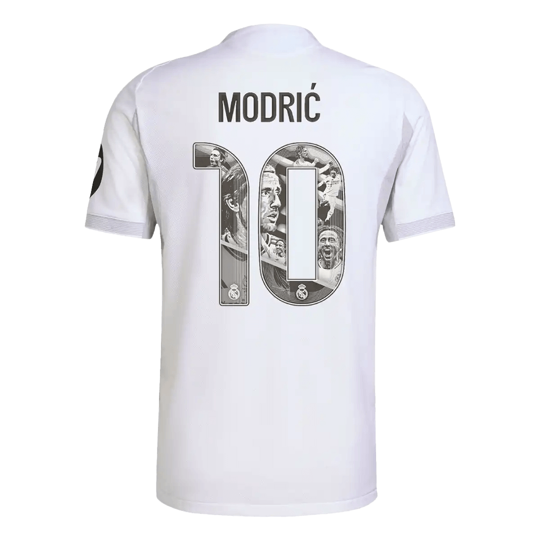 MODRIĆ Special #10 Real Madrid Home Authentic Soccer Jersey 2025/26