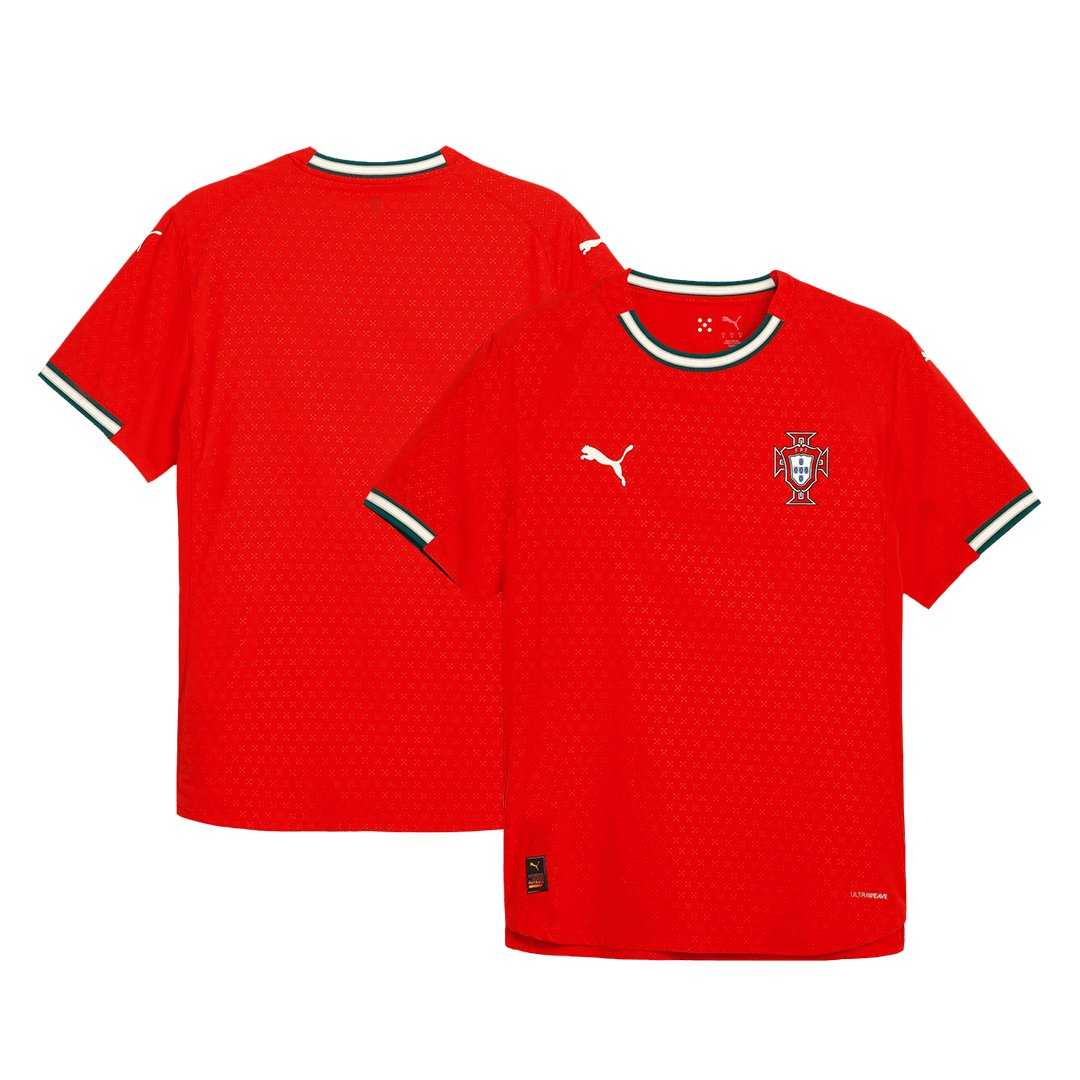 Authentic Portugal Home Soccer Jersey 2025 Red