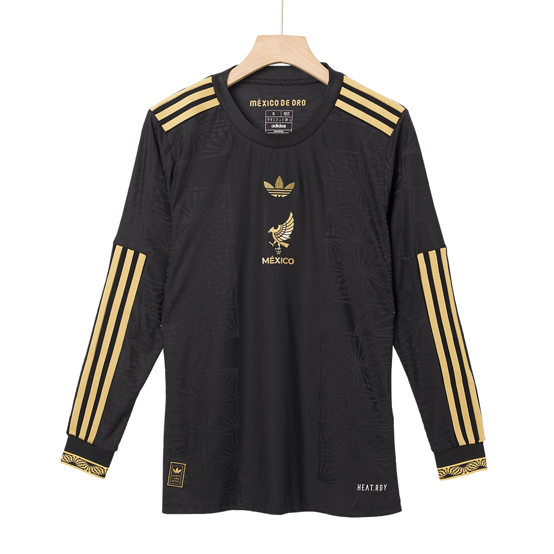 Authentic Mexico Long Sleeve Jersey - Gold Cup Third Away Football Shirt 2025
