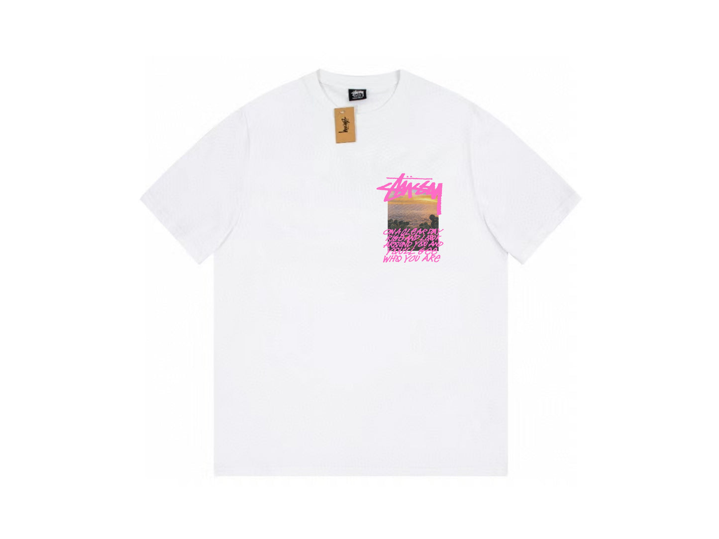 Stussy International Corporation Ocean Graphic T-Shirt White