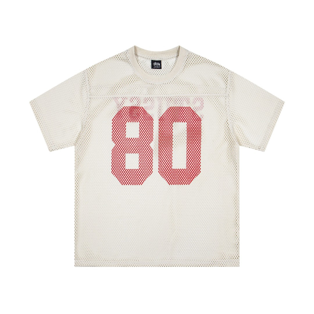 Stussy 80 Mesh Athletic Jersey - Black