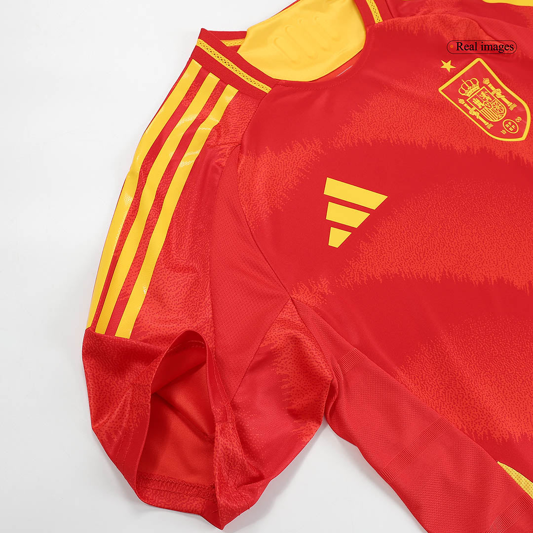 Authentic RODRIGO #16 Spain Home Soccer Jersey Euro 2024