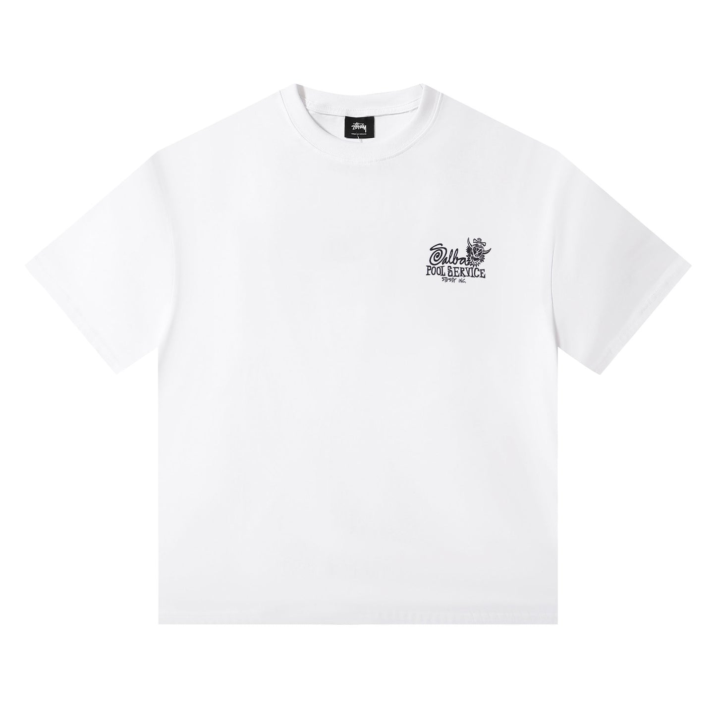 Stussy Alba Pool Service T-Shirt - Black