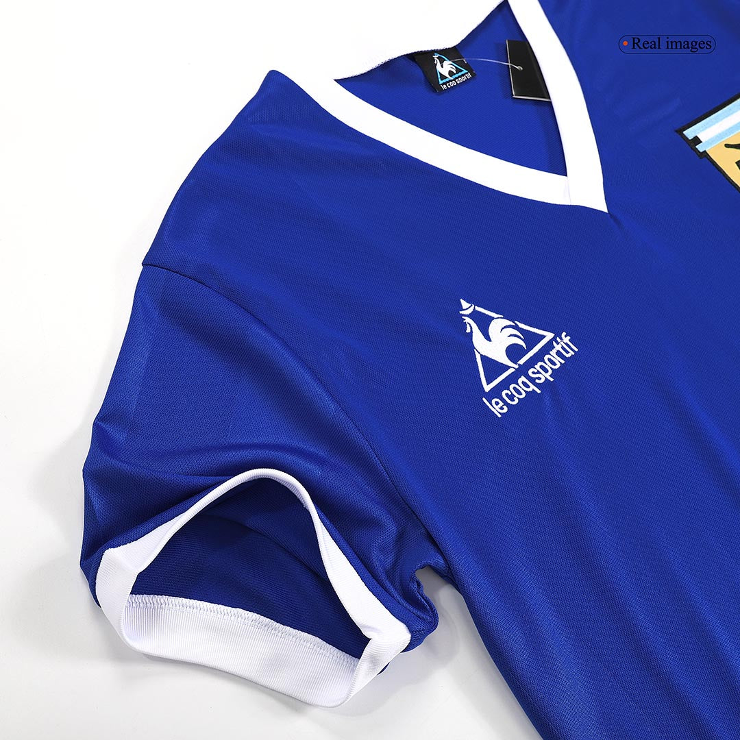 Retro 1986 Argentina Away Soccer Jersey