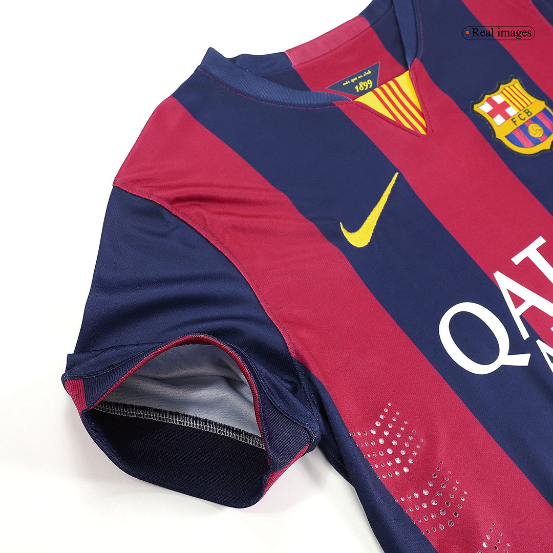 Retro 2014/15 Barcelona Home Soccer Jersey