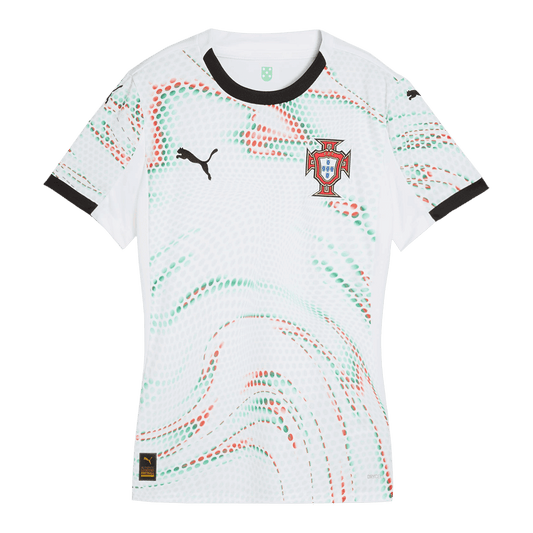 Women's Portugal Away Soccer Jersey 2025 White