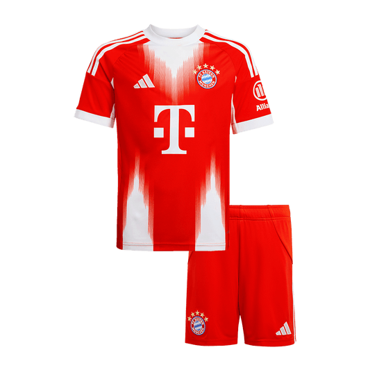Bayern Munich Home Kids Soccer Jerseys Kit 2025/26