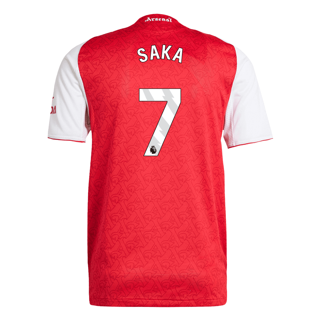 SAKA #7 Authentic Arsenal Home Soccer Jersey 2025/26 Red
