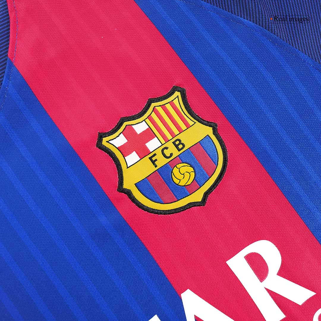 Retro 2016/17 Barcelona Home Soccer Jersey
