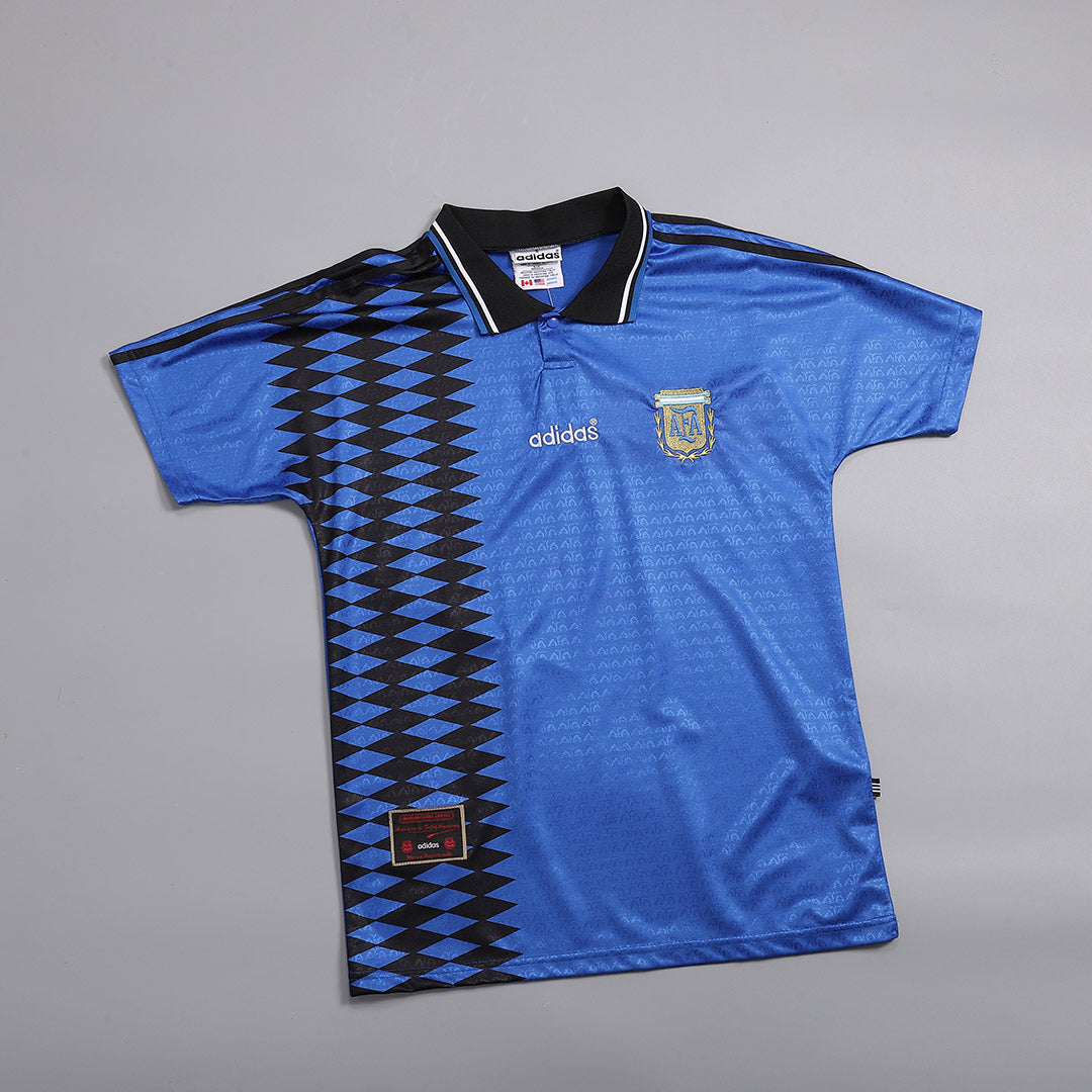 Retro 1994 Argentina Away Soccer Jersey