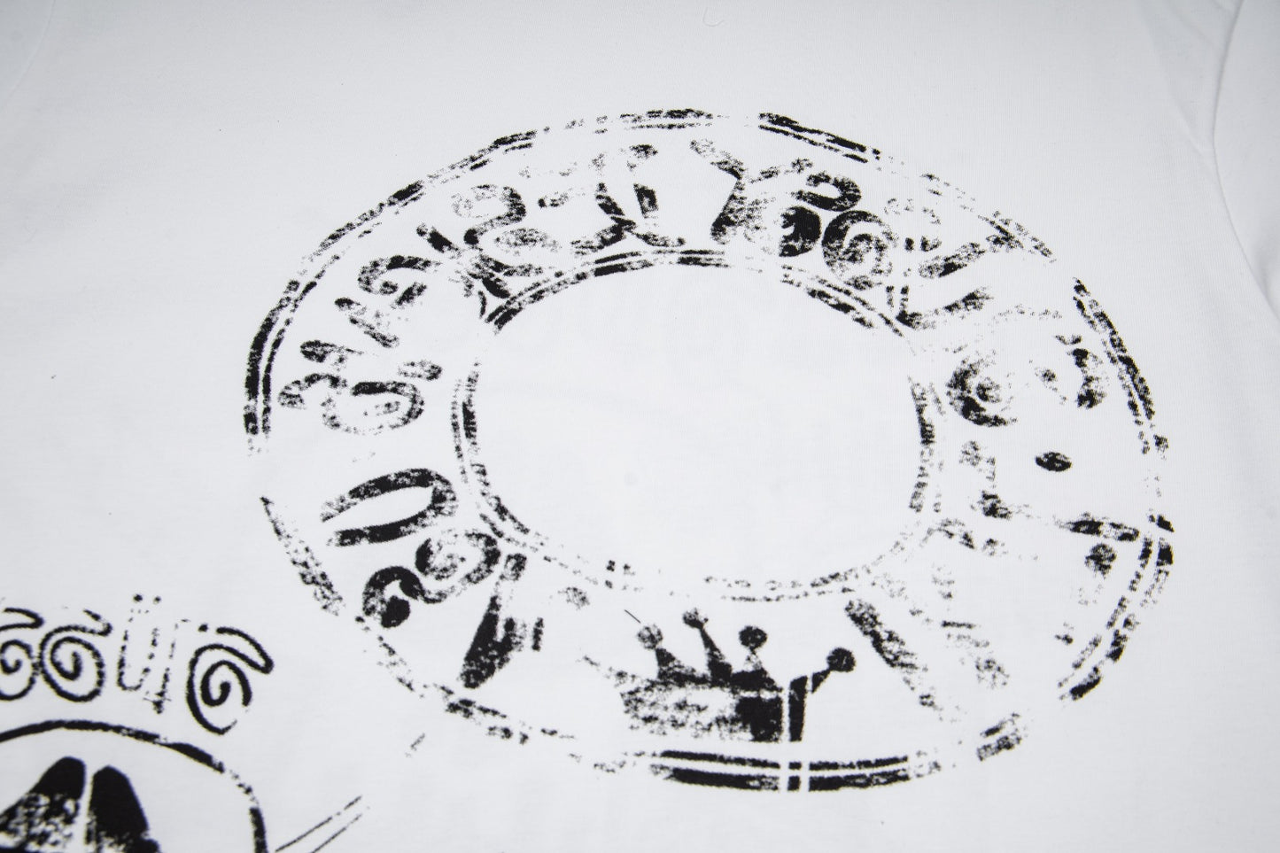 Stüssy International Crew Graffiti Skull T-Shirt - White