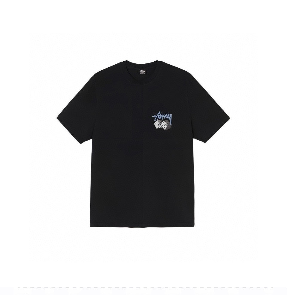 Stussy Dice Graphic T-Shirt in Black