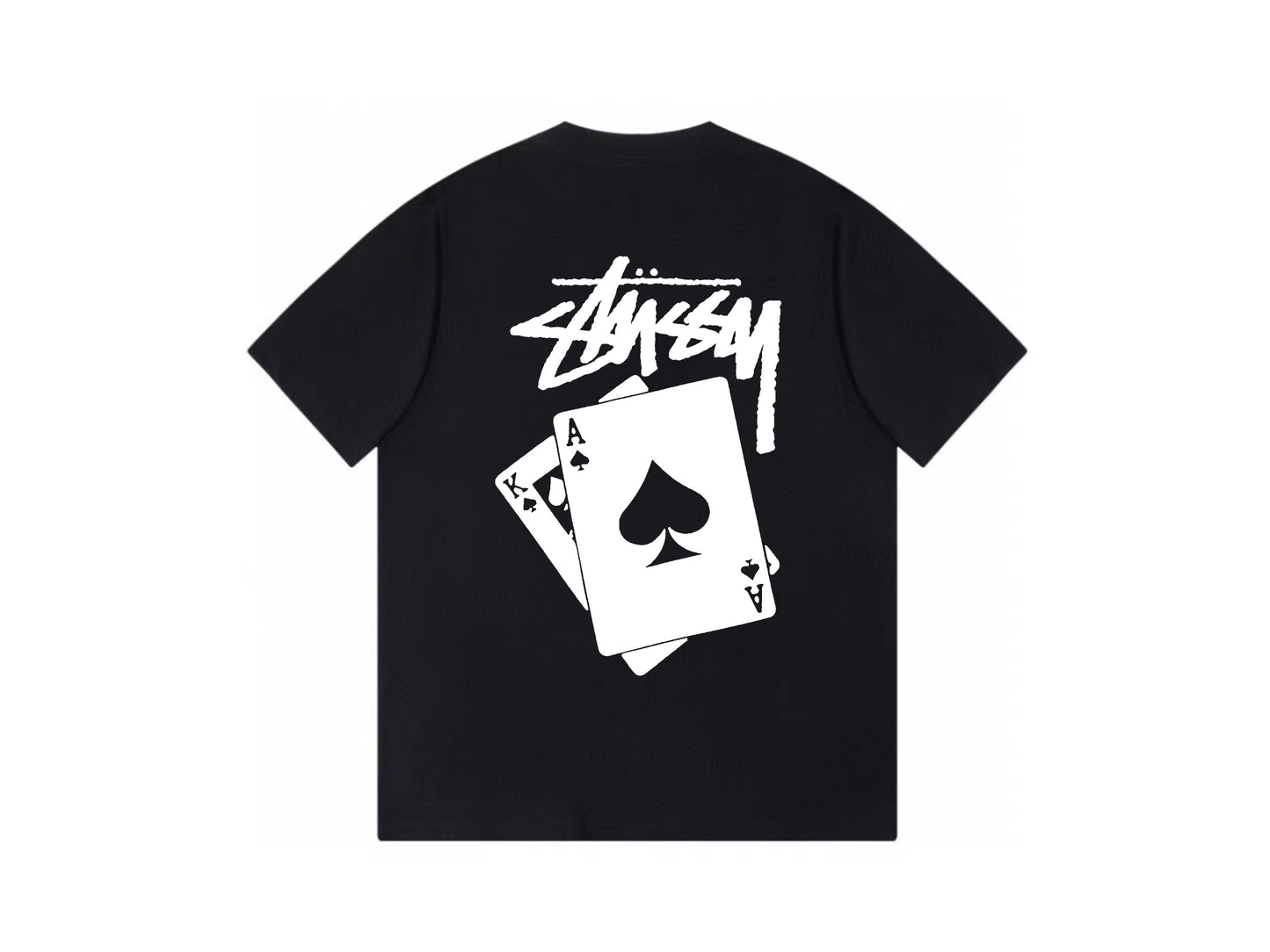 Stussy Ace of Spades Graphic Tee Black