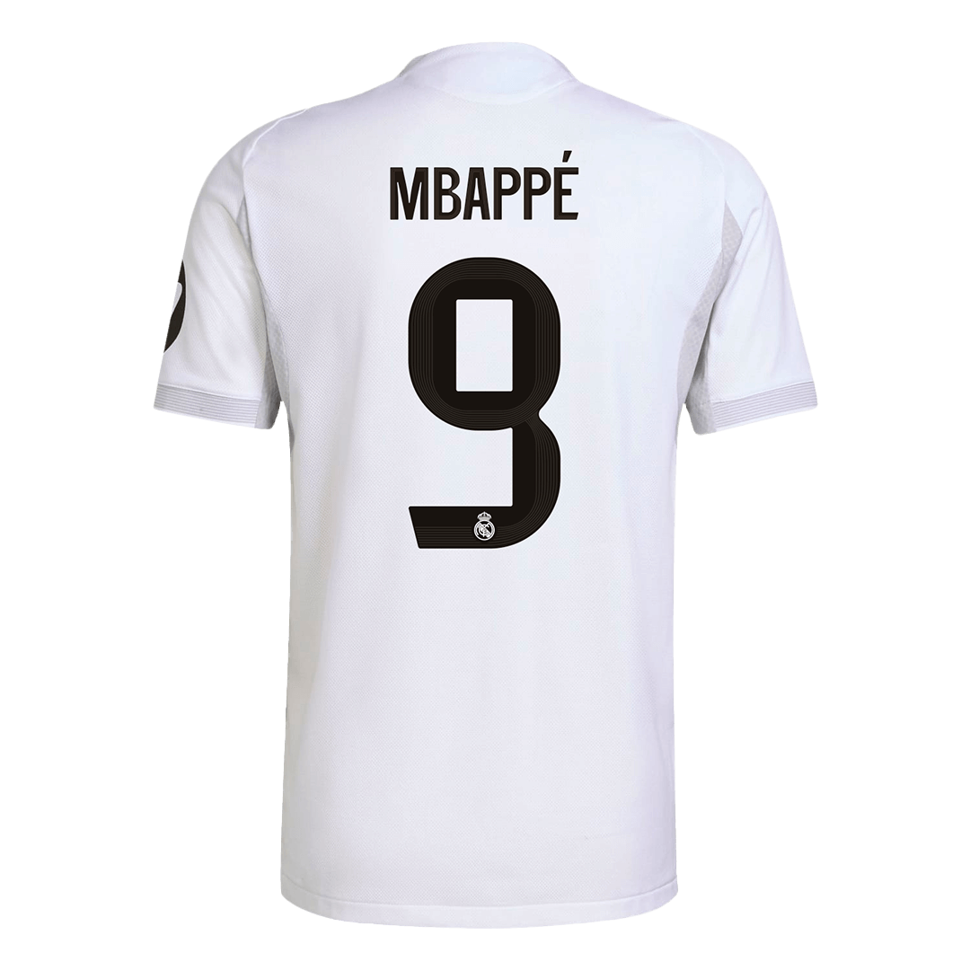 Authentic MBAPPÉ #9 Soccer Jersey Real Madrid Home Shirt 2025/26