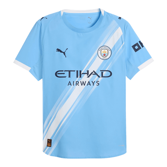 Authentic Manchester City Home Soccer Jersey 2025/26 Blue