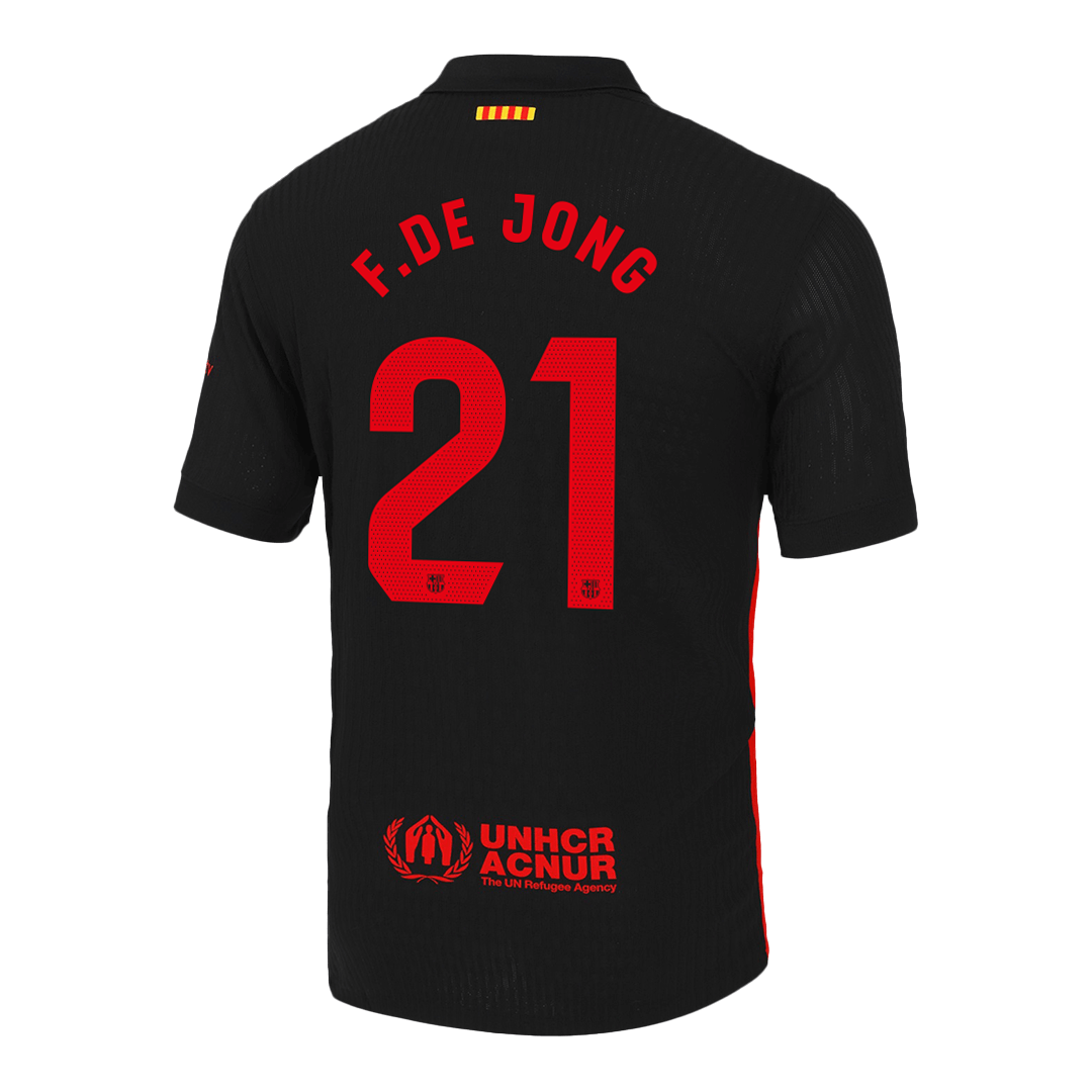 Authentic F.DE JONG #21 Barcelona Away Soccer Jersey 2024/25
