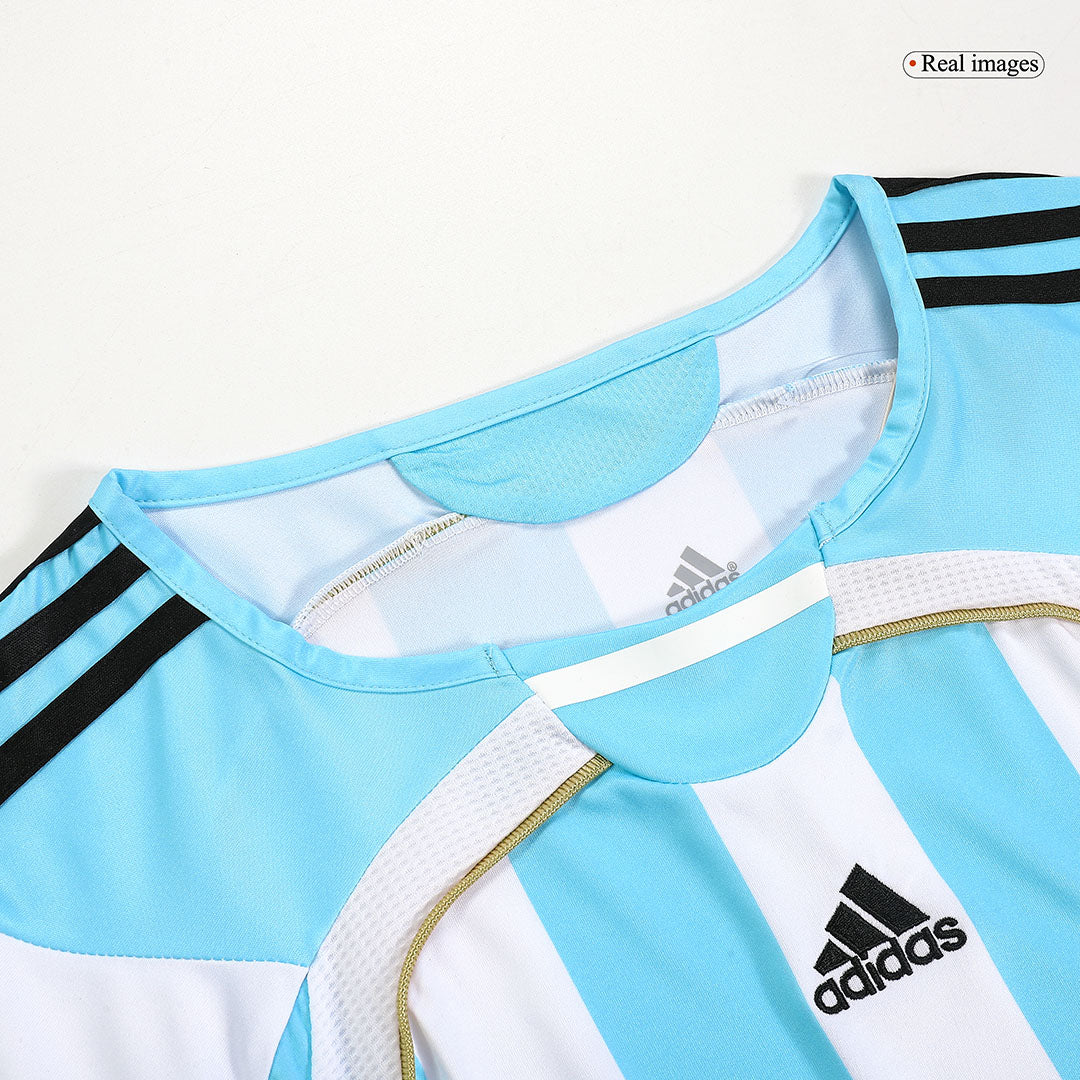 Retro MESSI #19 2006 Argentina Home Soccer Jersey