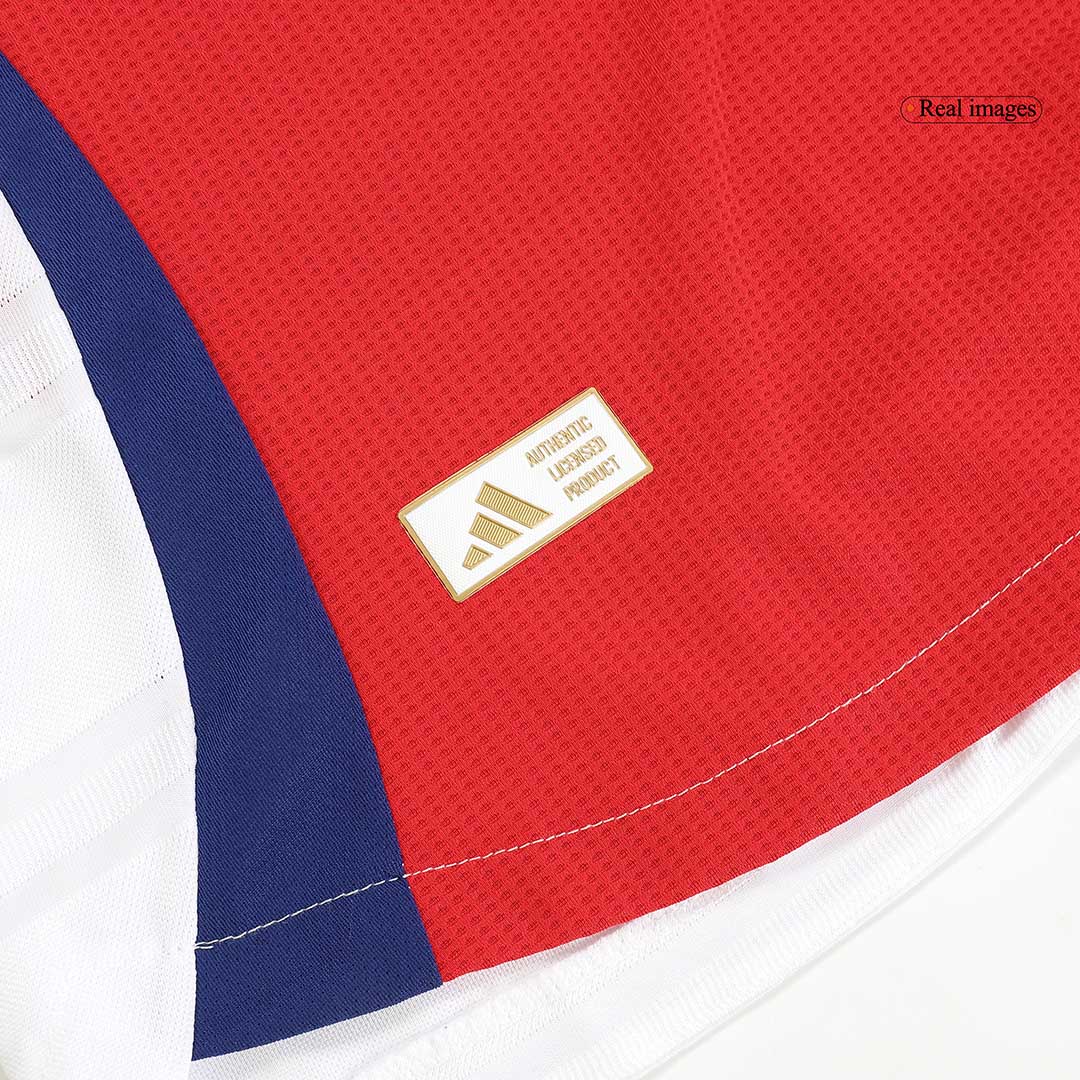 Authentic RICE #41 Arsenal Home Soccer Jersey 2024/25 Red