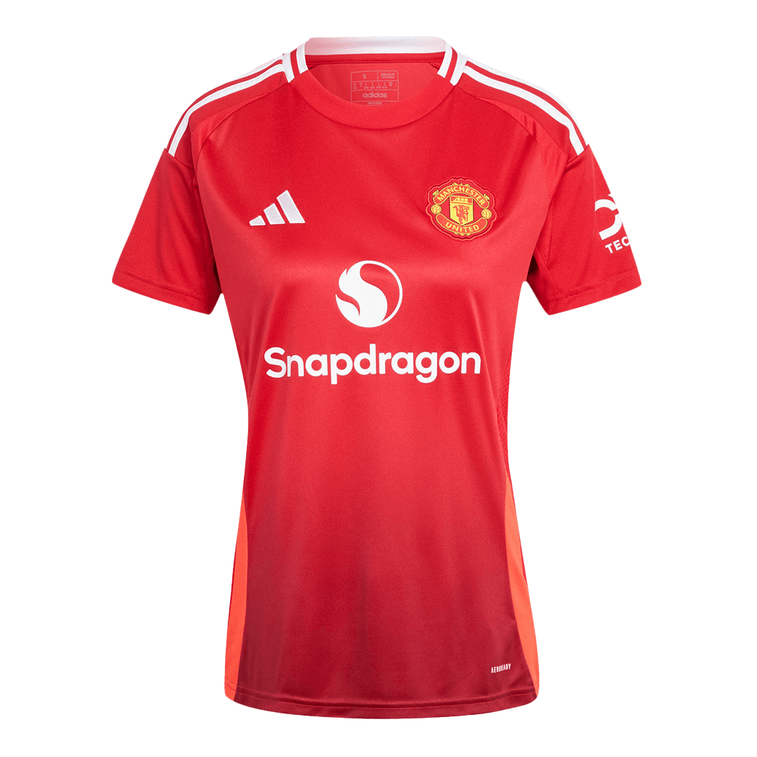 Women's Manchester United Home Soccer Jersey Shirt 2024/25