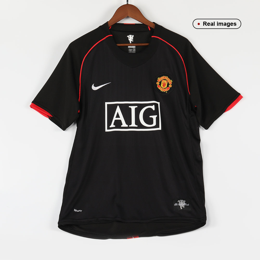 Retro 2007/08 Manchester United Away Soccer Jersey